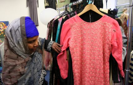 Ethnic clothing store promotes work of refugees
