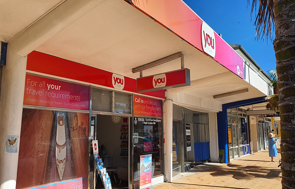 YOU TRAVEL OREWA IS ONE OF THE FEW REMAINING TRAVEL AGENCIES LEFT ON THE HIBISCUS COAST. PHOTO BY EMMA HILDESLEY.