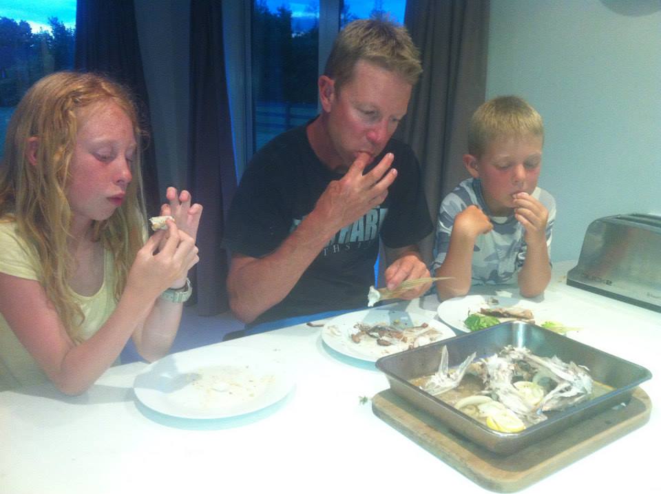 Matt Watson and his kids