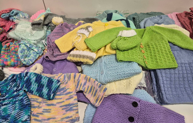 Volunteer knitters make sure newborn babies at Middlemore Hospital are warm this winter